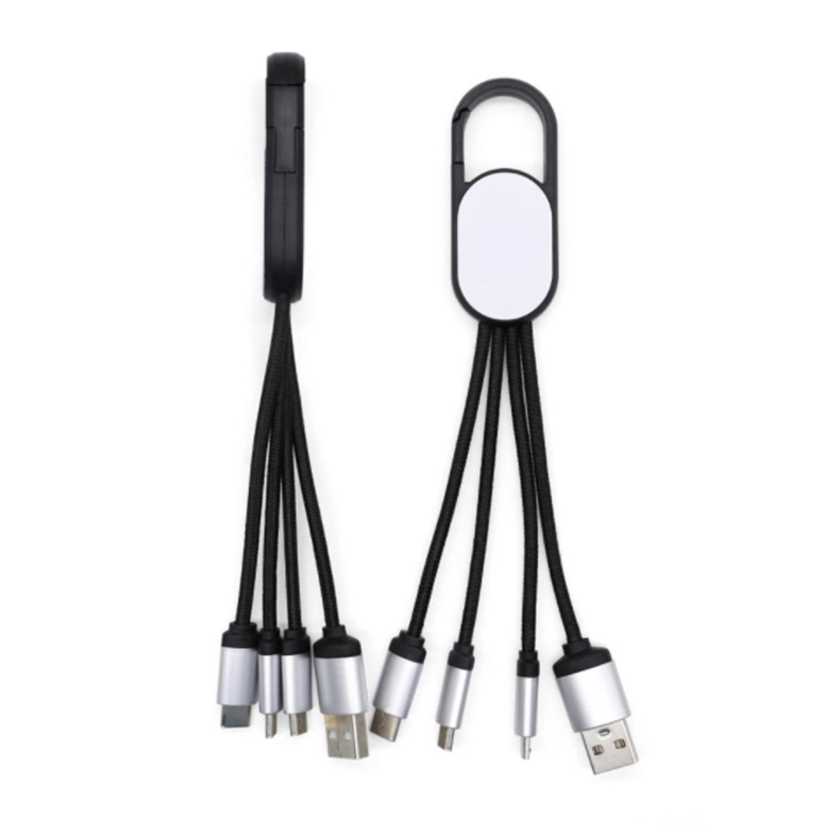 Carabiner Keychain USB 3 in 1 Fast Charging USB Data Cable