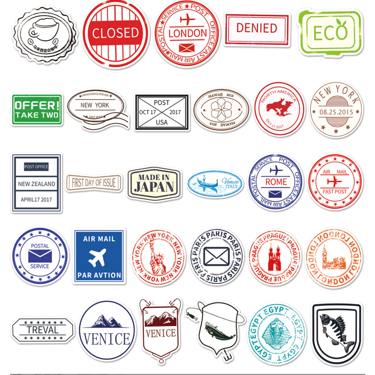Travel Stickers