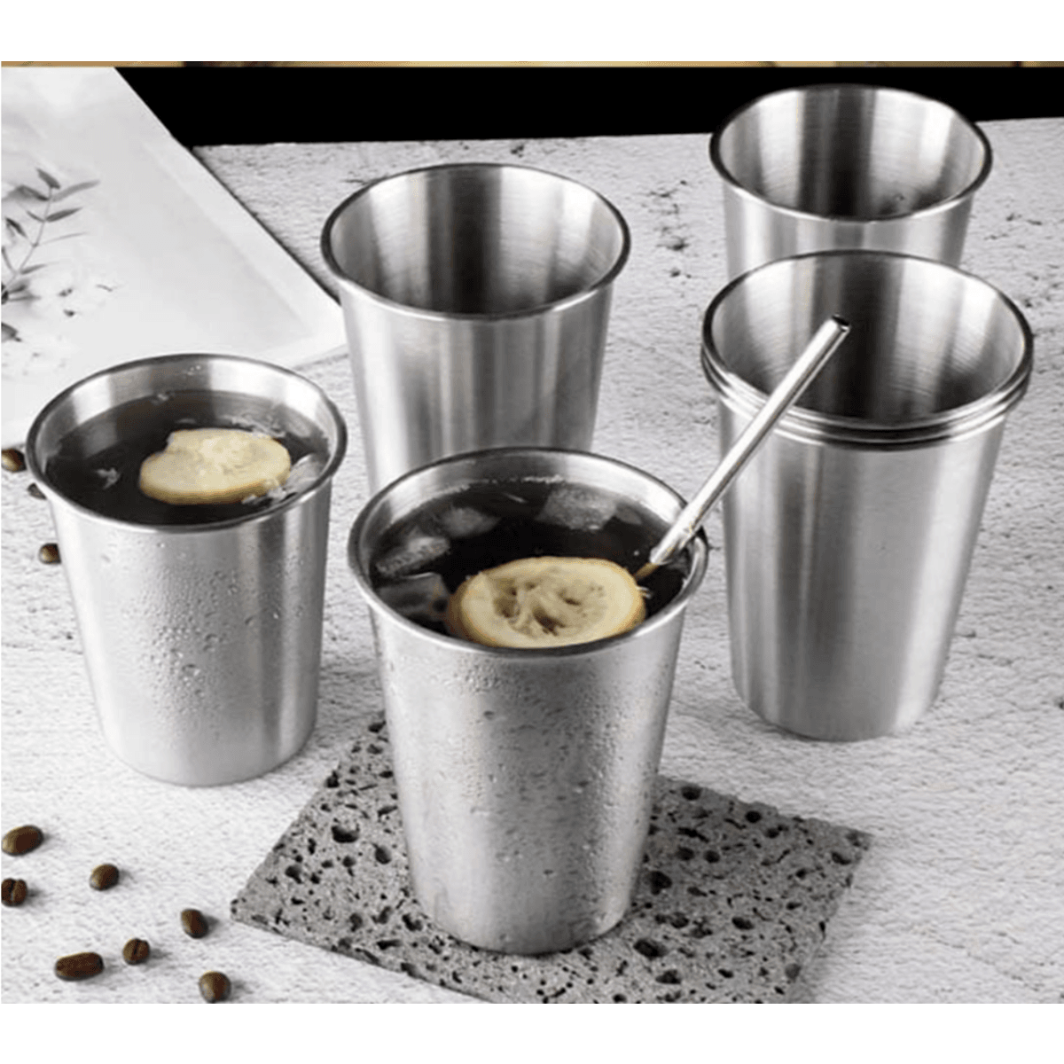 12 Ounce Stainless Pint Drinking Cup