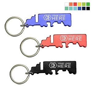 Truck Shaped Bottle Opener Keychain