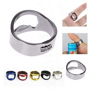 Stainless Steel Metal Beer Bottle Opener Ring