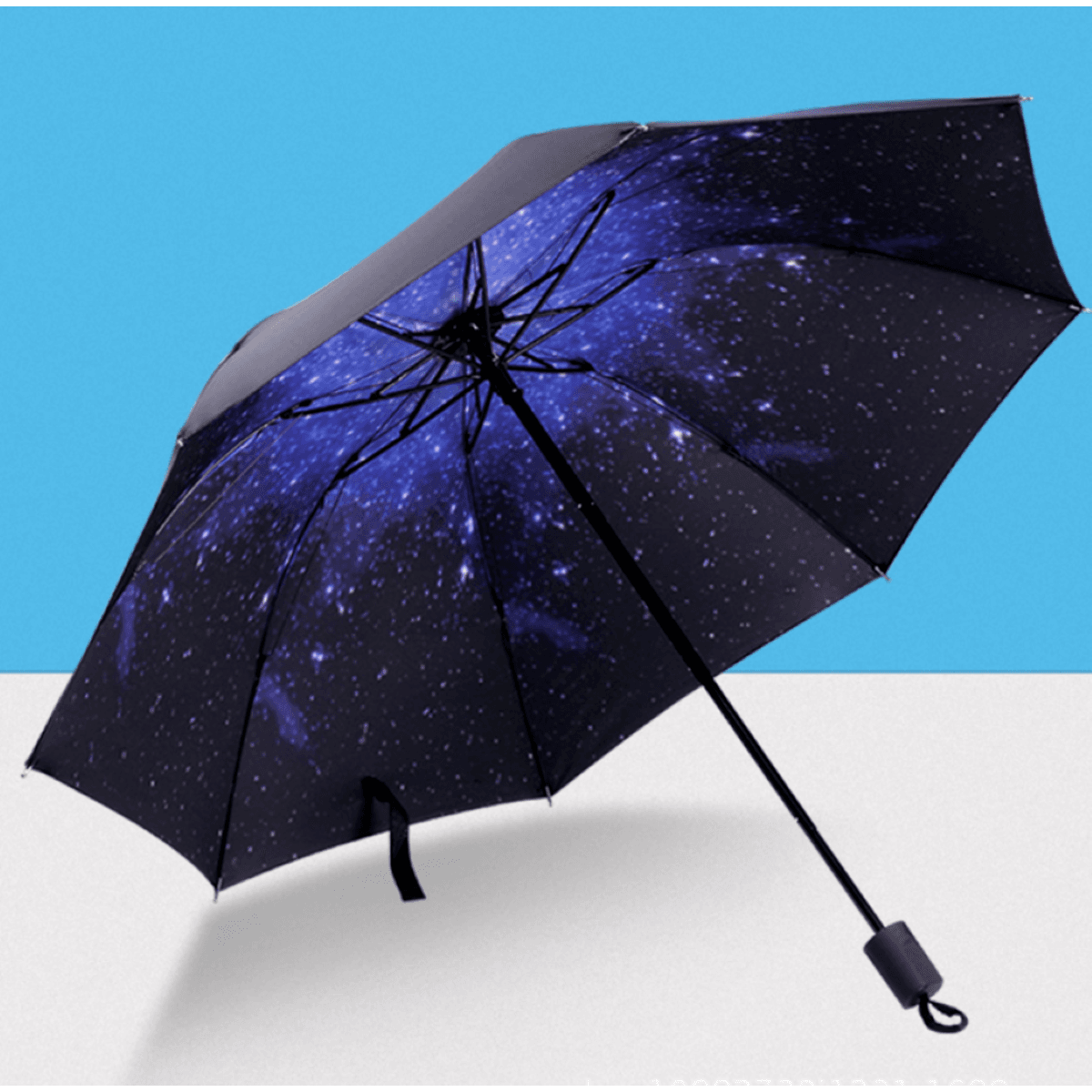 Starry Sky Three Fold Umbrella