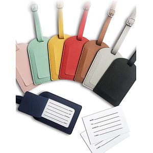 PU Luggage Tag Holder