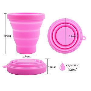 7 OZ Collapsible Silicone Cup
