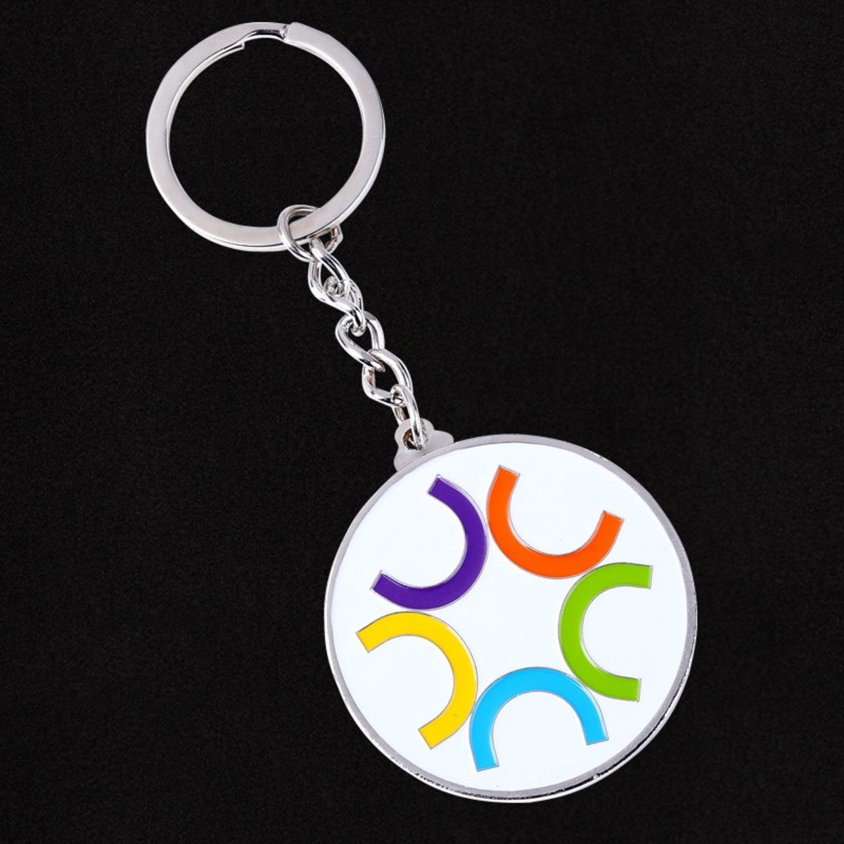 Custom Metal Paint Keychain