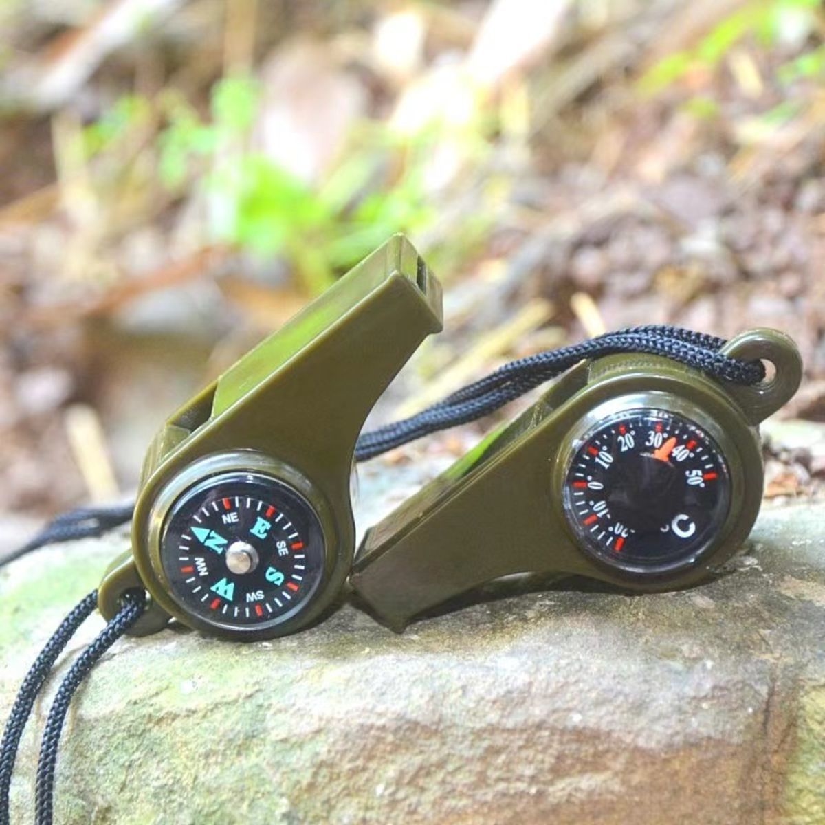 Outdoor 3 in 1 Multifunctional Whistle