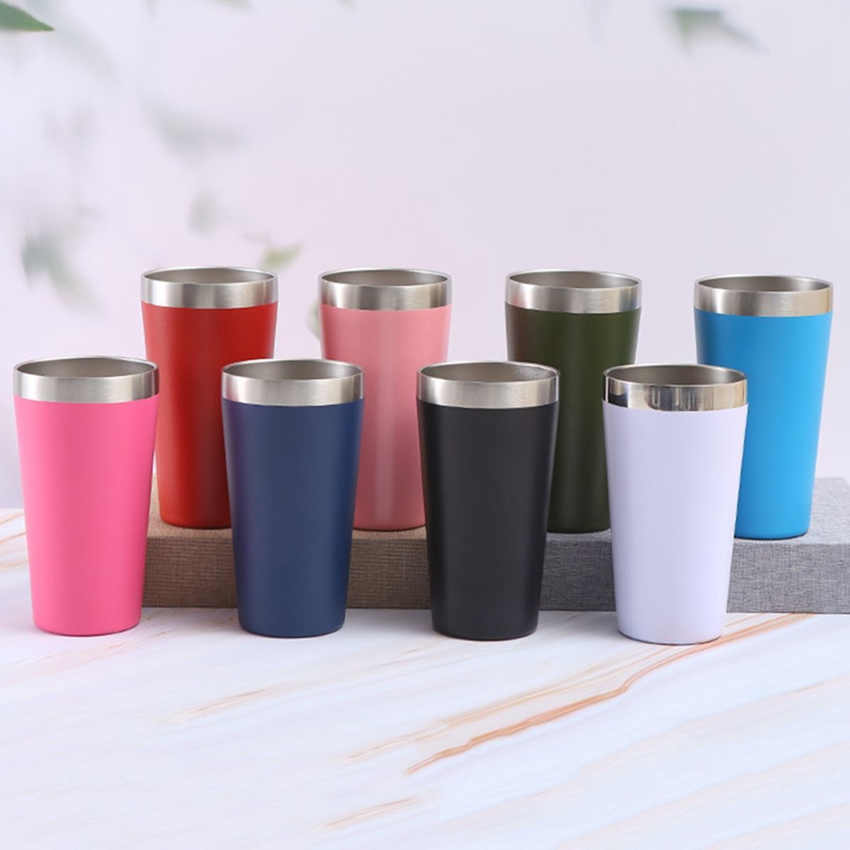 16 Oz. Double Wall Vacuum Stainless Steel Mug