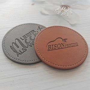 PU Leather Round Coaster