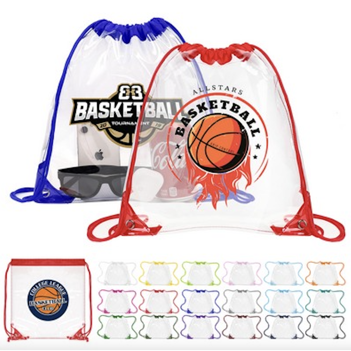 Clear Drawstring Backpack