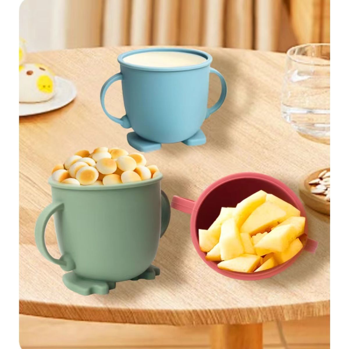 Silicone Baby Drinking Cup