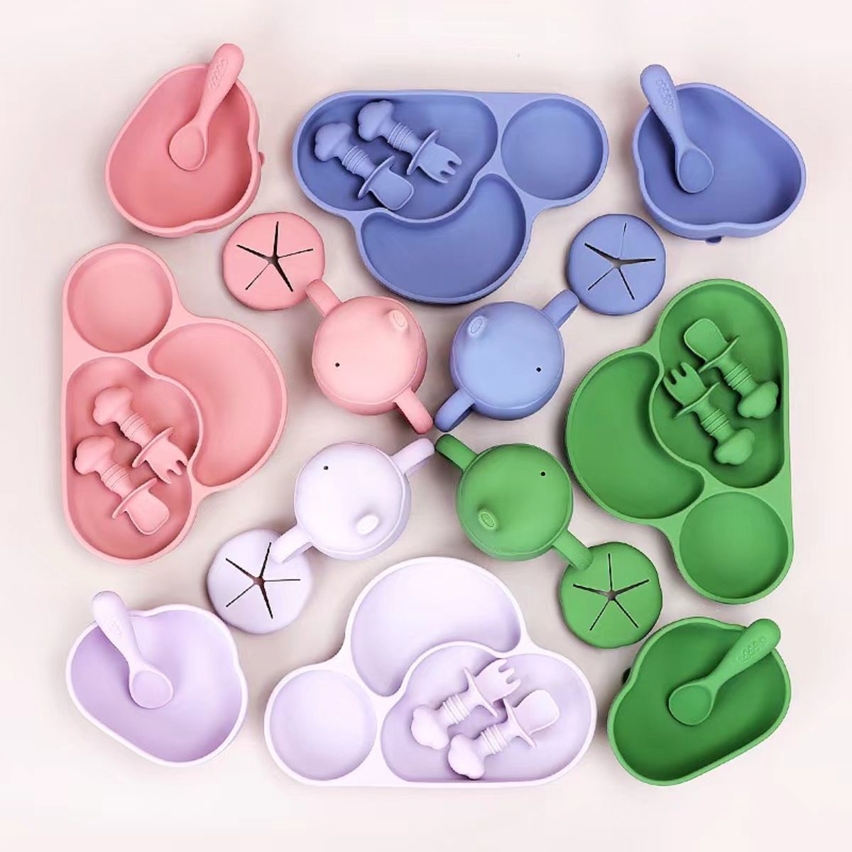 Silicone Cloud Baby Bowl