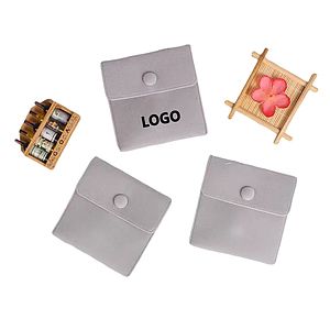 Flock Botton Jewelry Bag