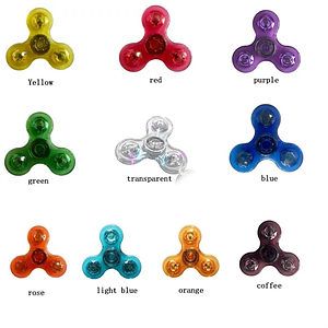 Crystal Luminous LED Fidget Spinner