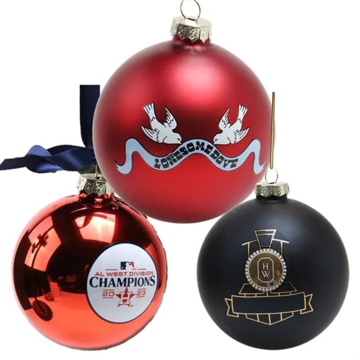 3 Inch Color Printed Glass Christmas Ball Ornament