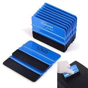 Hand Applicator Squeegee Tool with Felt Edge