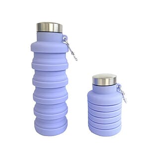19 oz Silicone Collapsible Water Bottle