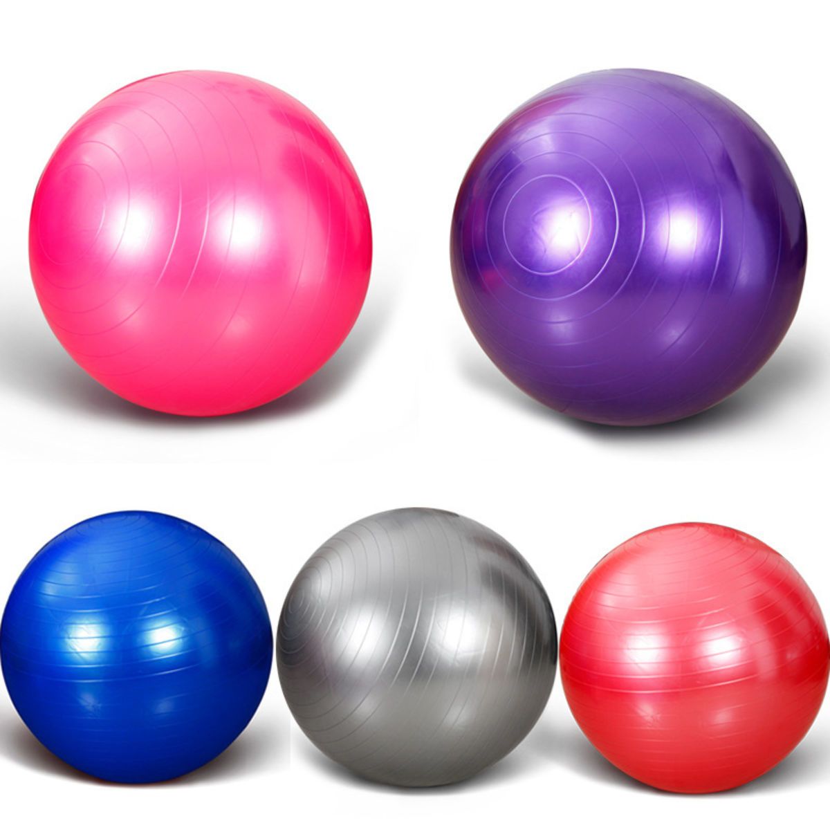 Anti-Burst and Slip Resistant Exercise Yoga Ball Fitness