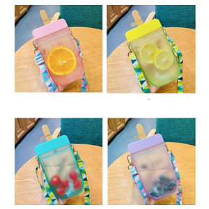 10oz Ice Cream shaped Plastic Drinking Water Bottle