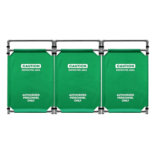 Tri-fold Foldable Safety Roadblock