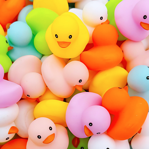 Colorful Rubber Bath Ducks