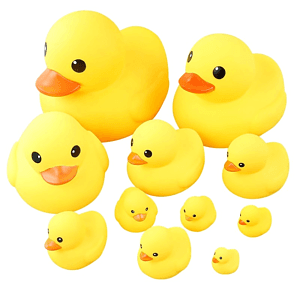 Colorful Rubber Bath Ducks