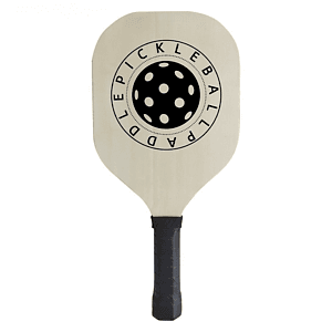 Wooden Pickleball Set with Mesh Bag