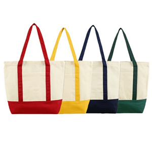 Cotton Canvas Boat Tote Bag