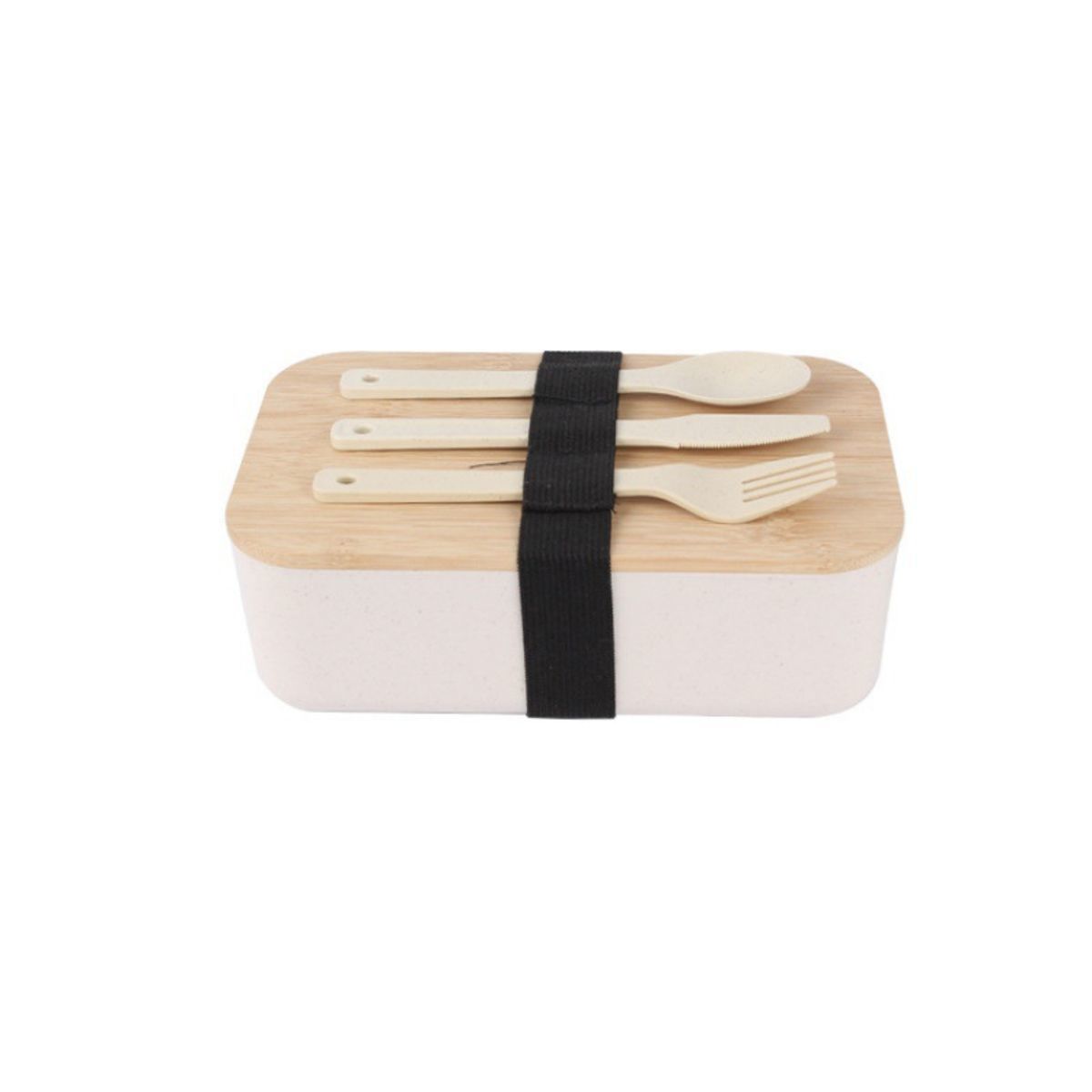 Wheat Straw Bento Box with Utensils