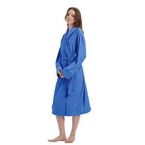 Soft Polyester Shawl Collar Robe