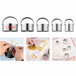 Biscuit Cutter Set (5 Pieces/Set)/Round Cookies Cutter with Handle