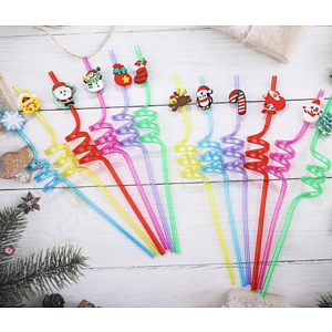 Reusable Ice Cream Colorful Straws/Party Decoration Straw
