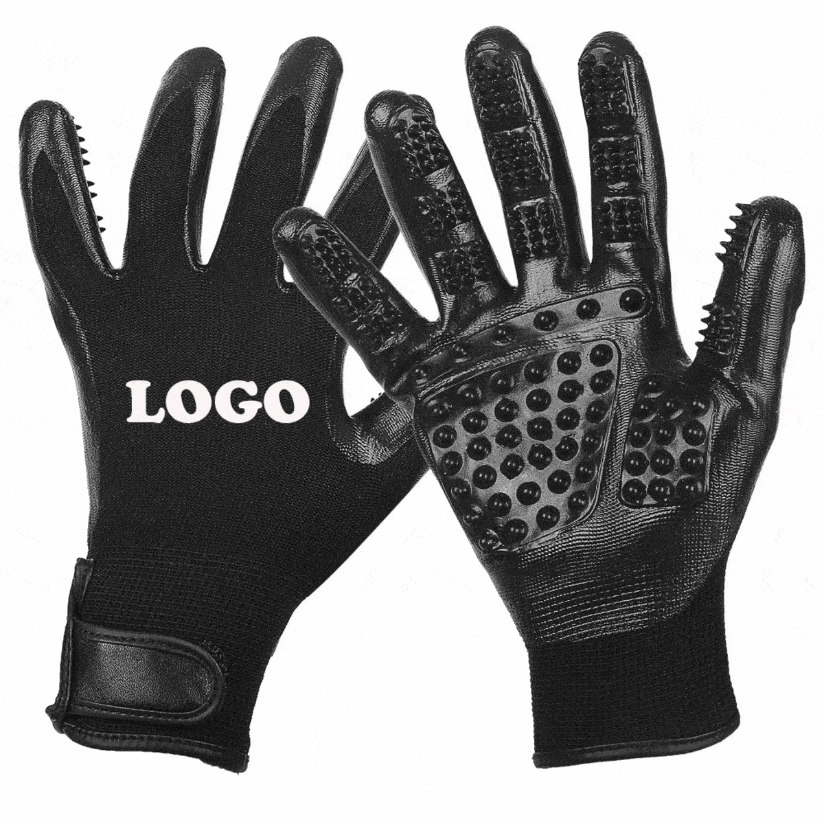 Pet Grooming Gloves Bathing & Brushes