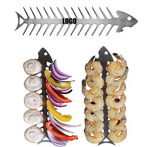 Stainless Steel Fish Bone Shape Barbecue Food Forks