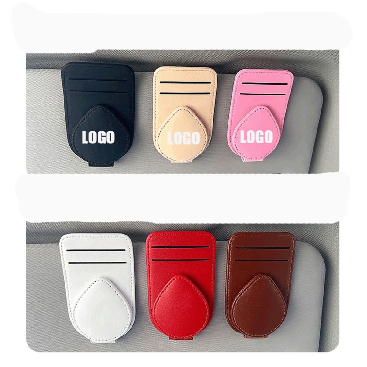 Sunglass and Card Holder for Car VisorStrong Magnetic Visor Holder