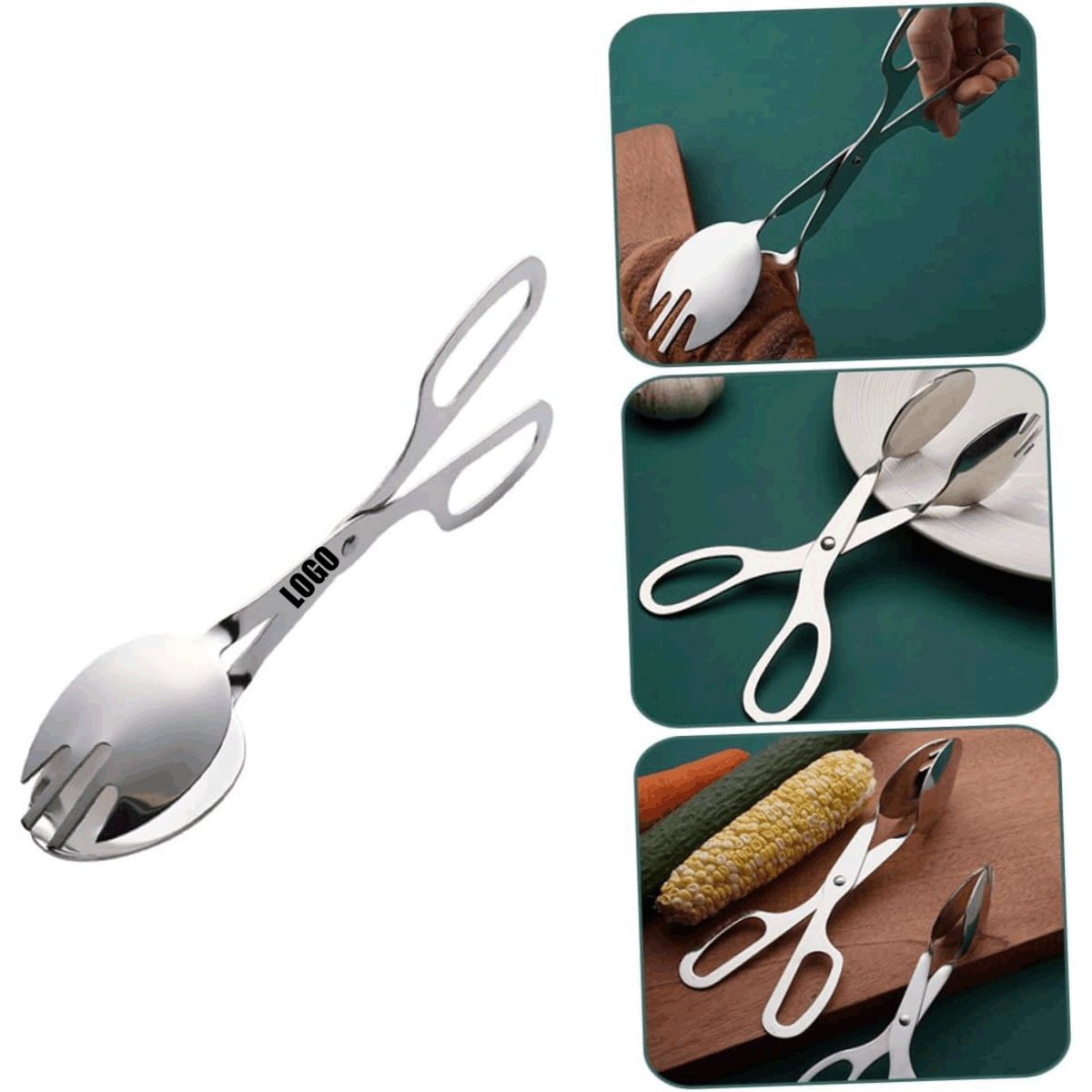 Salad HolderStainless Steel Flatware Bakery Clip