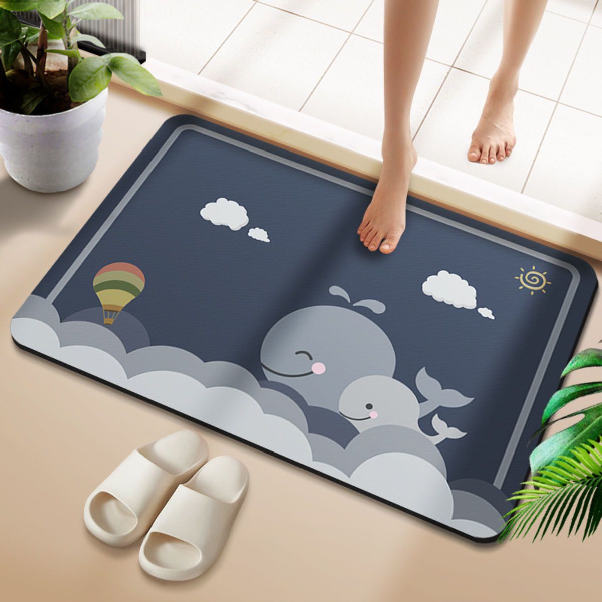 Super Absorbent Bath Mat/Quick-drying Bathroom Mats/Super Absorbent Living Room Floor Mat