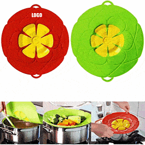 Spill Stopper Lid Cover/Silicone Spill Stopper Pot Pan Lid/Multi-Function Kitchen Tool