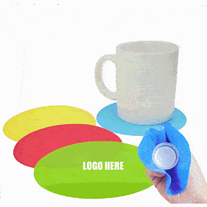Rubber Jar Gripper Pads Round Kitchen Coasters  Multi-Purpose Bottle Lid Openers