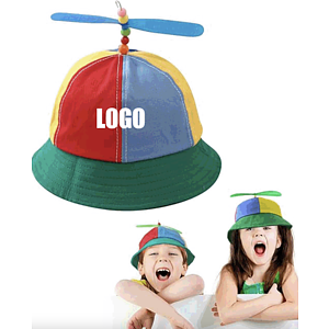 Kids Propeller Hat /Rainbow Helicopter Top Hat
