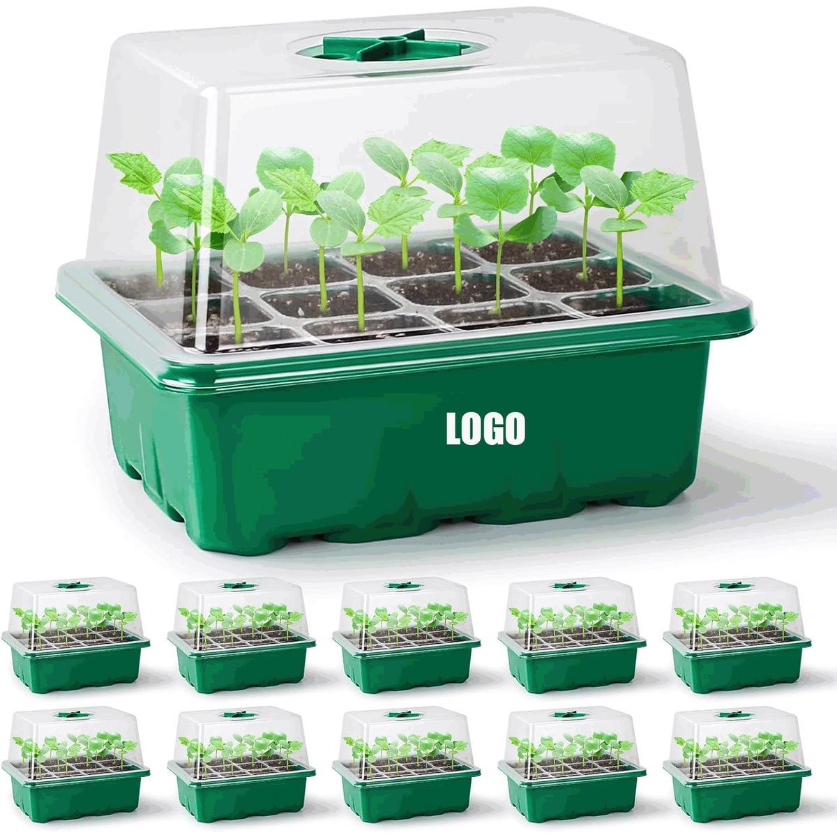 Seed Starter Tray/Seedling Box/Mini Greenhouse Germination Kit