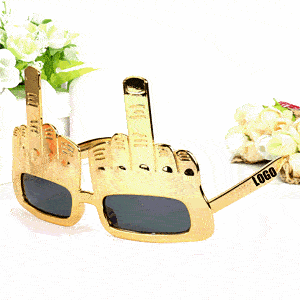 Middle Finger Novelty Sunglasses/ Party Novelty Eyeglasses Flip Off Hand Shape Finger Sunglasses