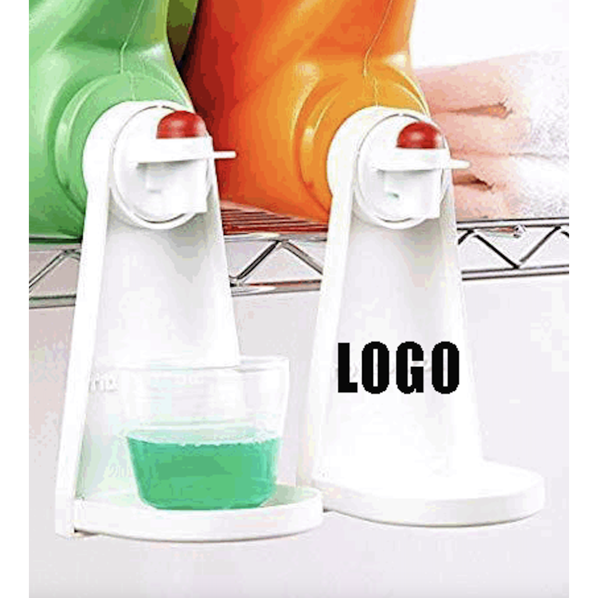 Laundry Detergent Cup Holder/ Laundry Fabric Softener Drip Catcher