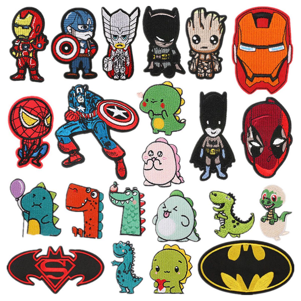 Random Assorted Styles Embroidered Patches
