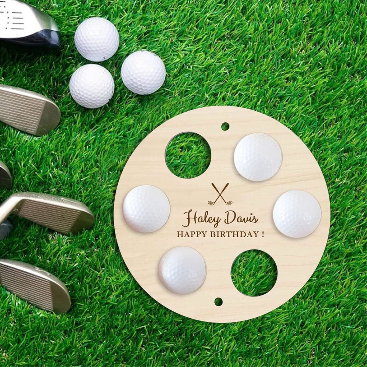 Golf Ball Display Holder Golf Collection Wall Hanging / Golf Ball Wall Storage Rack