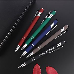 Aluminum Shell Ballpen w/ Stylus