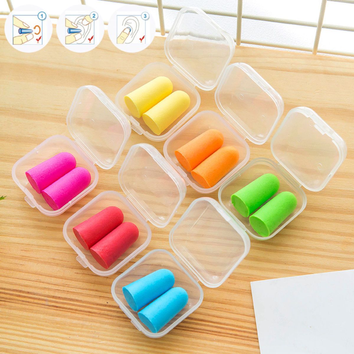 Anti-noise Ear plugs w/ Case