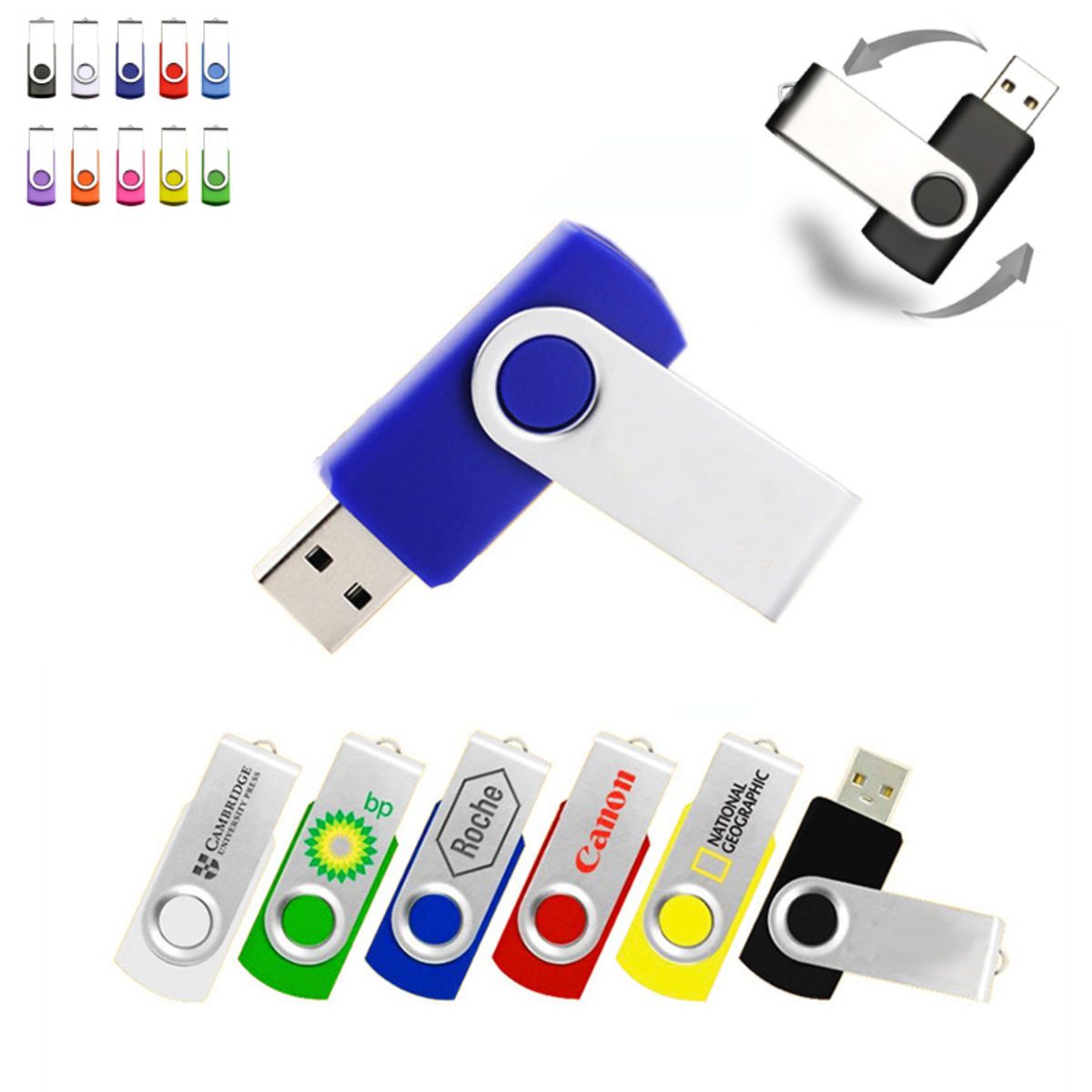 2GB Foldable USB Flash Drive