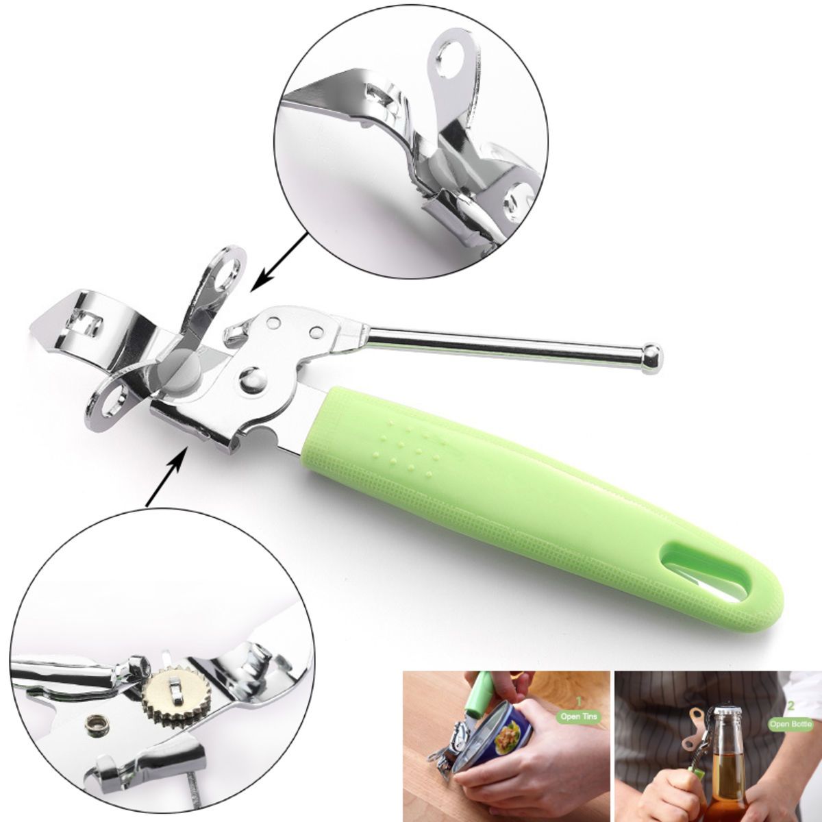 Multifunctional Stainless Steel Tin-opener