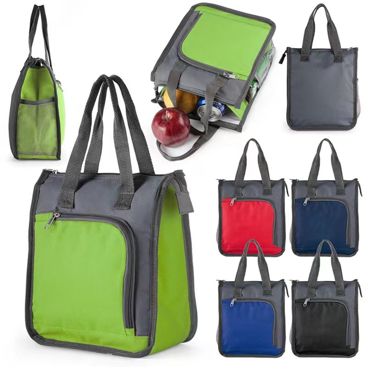 Duotone Lunch Cooler Tote Bag