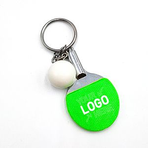 Table Tennis Racket Keychain